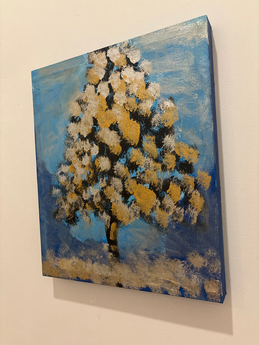 Árbol de Invierno Dorado