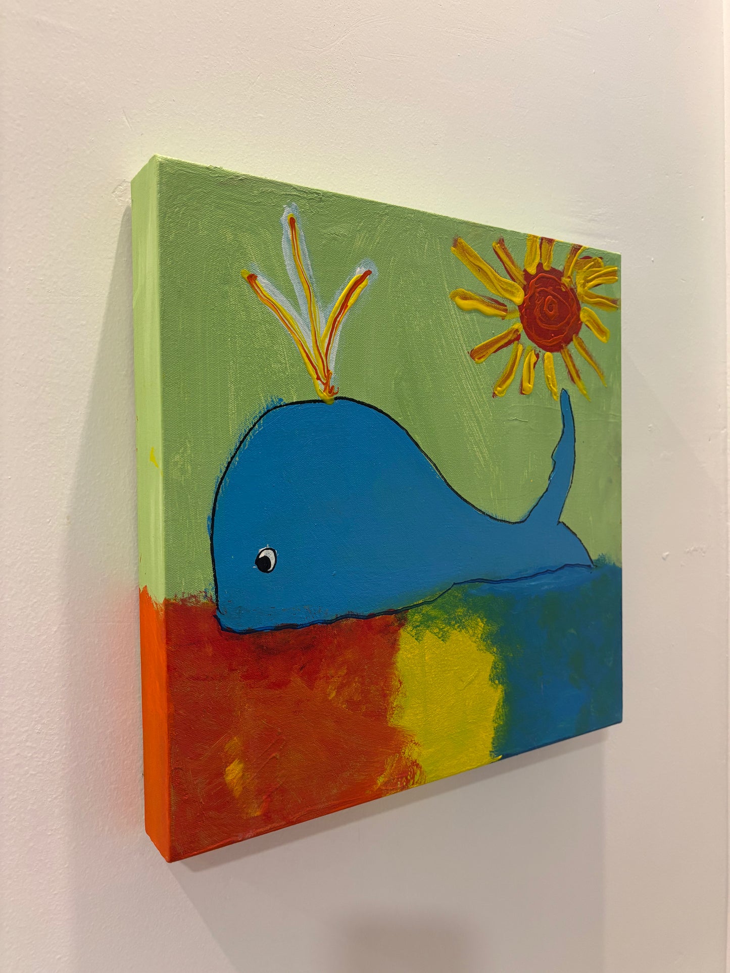 Ballena y Sol de Colores