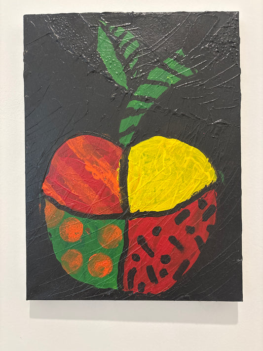 Manzana de colores