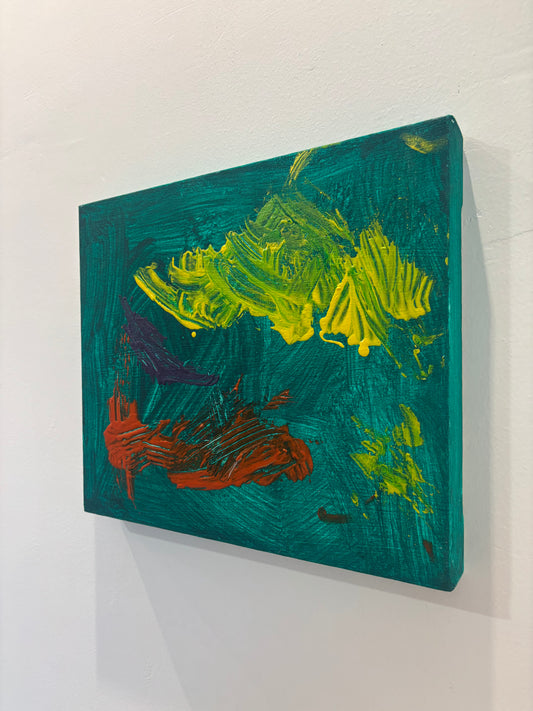 Trazos en Verde Profundo