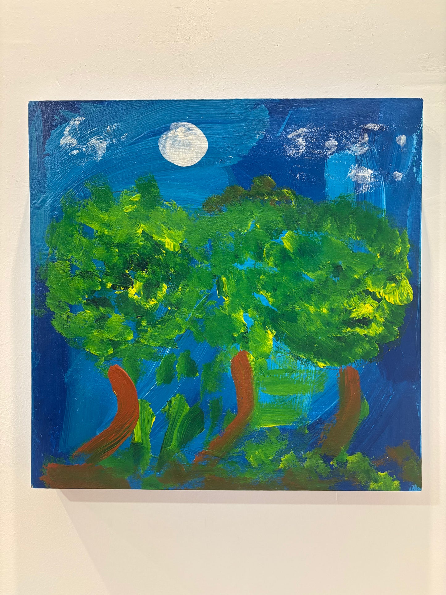 Bosque bajo la Luna