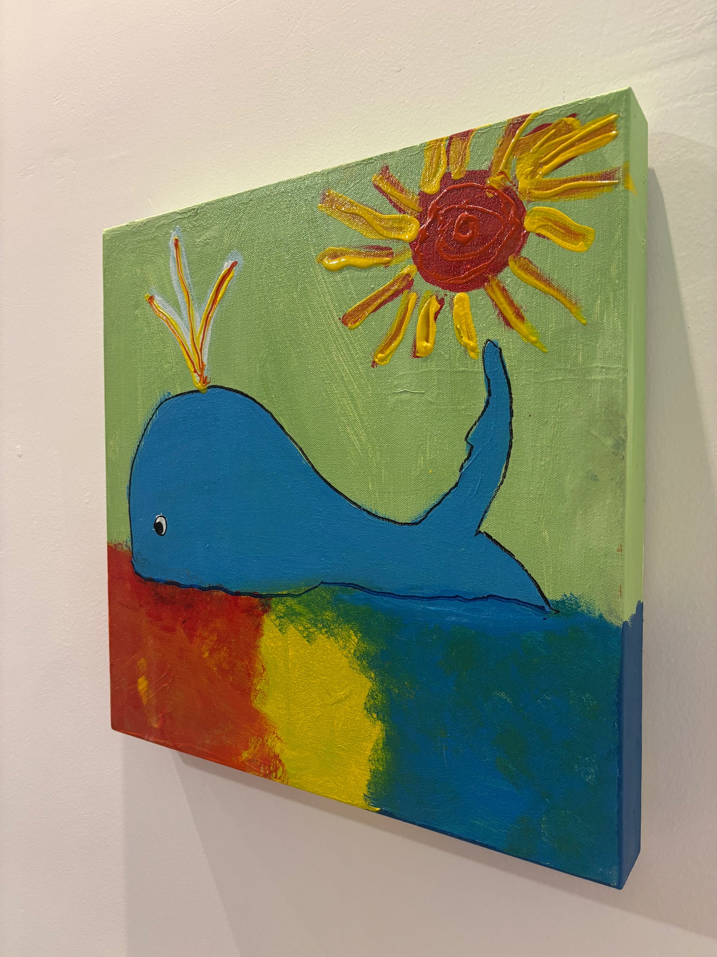 Ballena y Sol de Colores